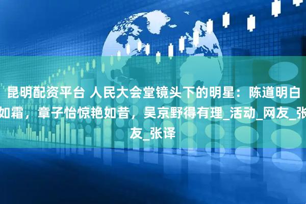 昆明配资平台 人民大会堂镜头下的明星：陈道明白头如霜，章子怡惊艳如昔，吴京野得有理_活动_网友_张译